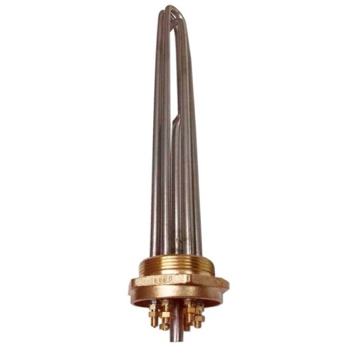 Блок ТЭН 6,0 кВт для воды 320 мм фланец G1 1/4"